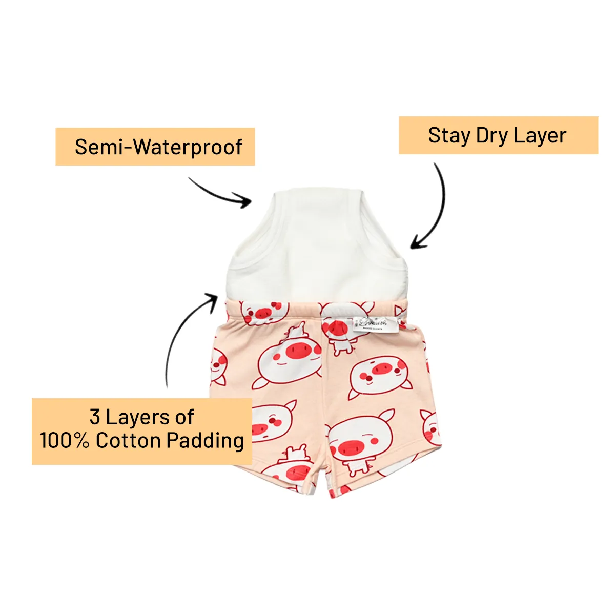 Potty Training Shorts 1-2 Years Pack of 12