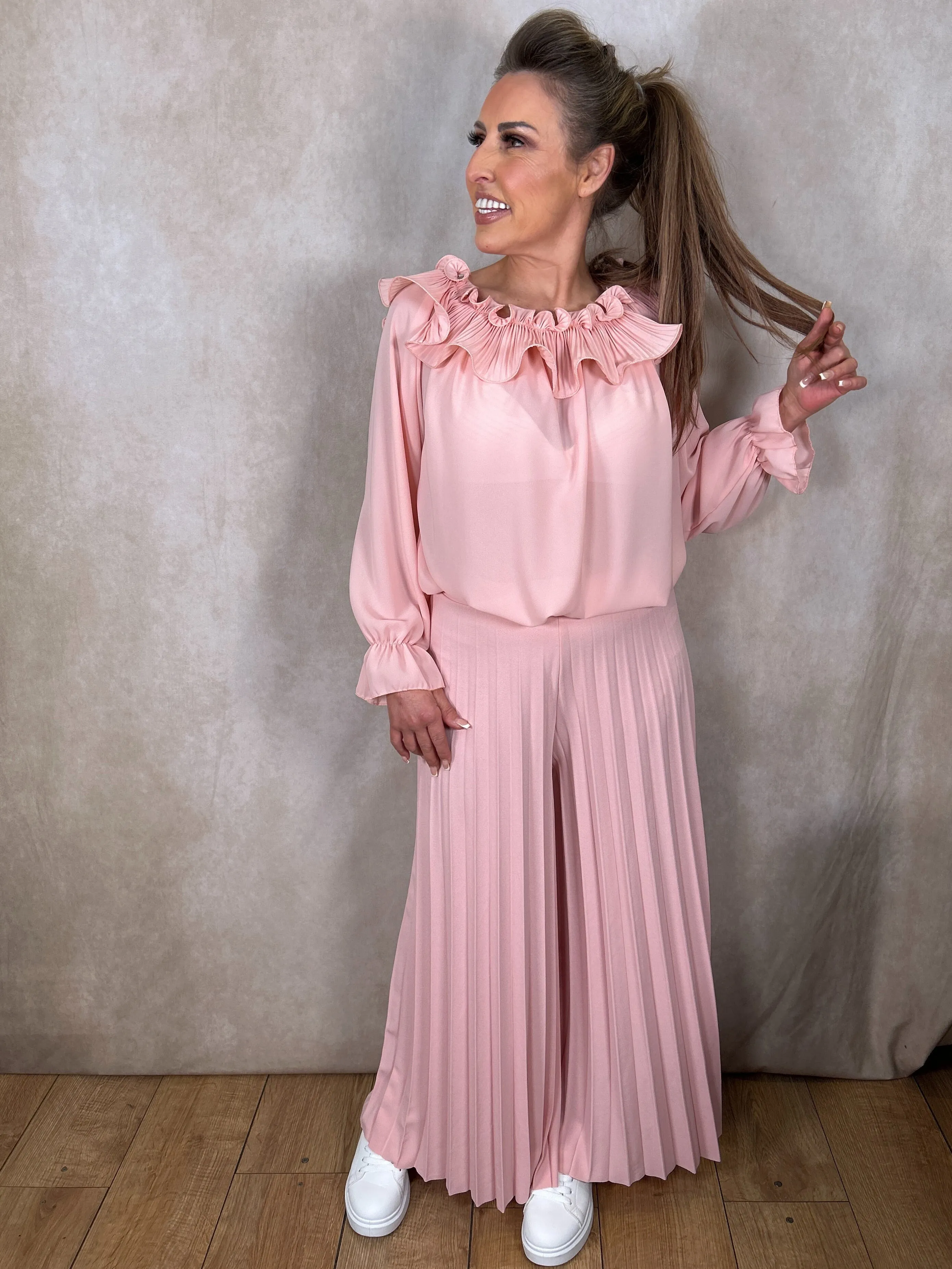 Priscilla Pleated Trousers