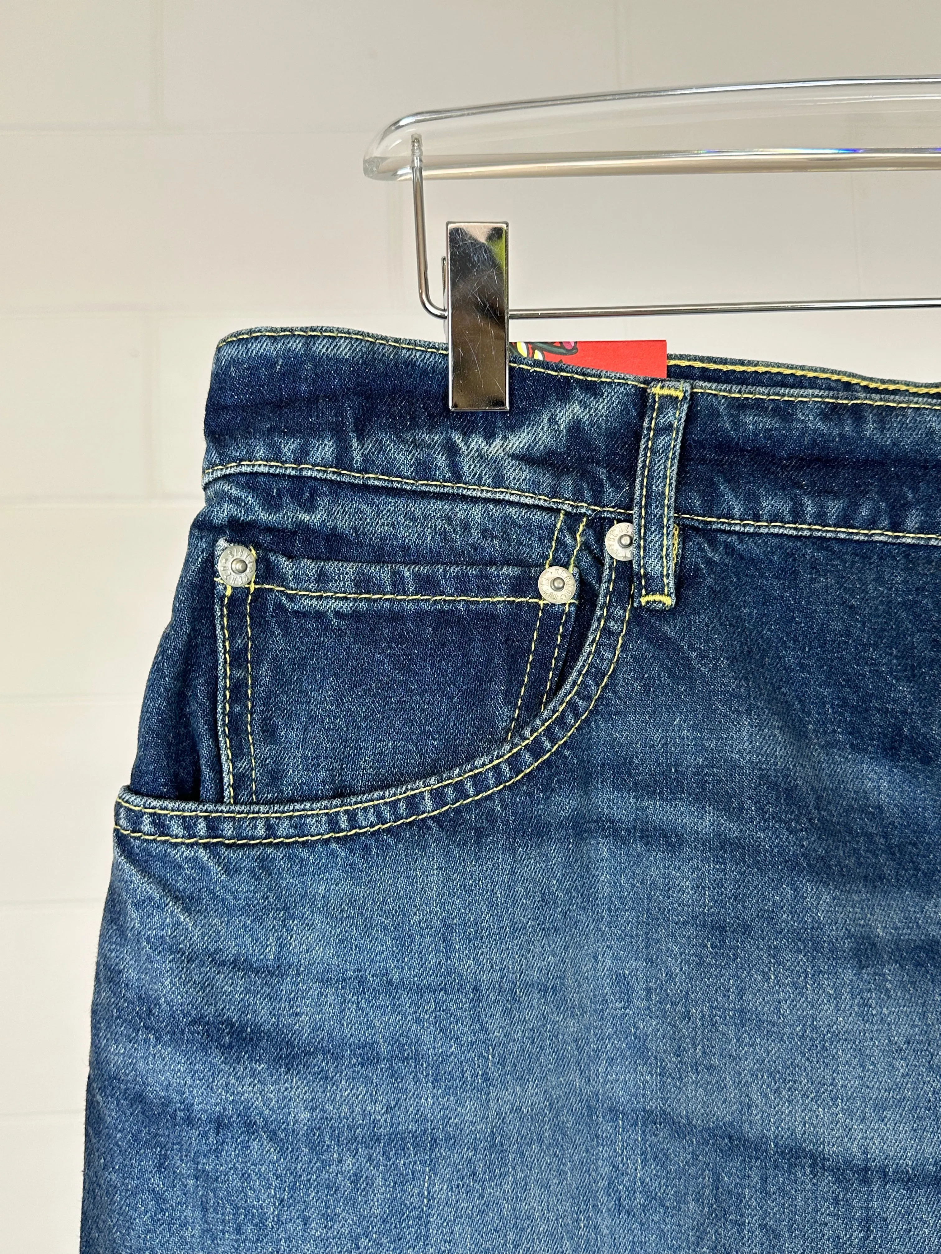 Relaxed Fit Blue Jeans
