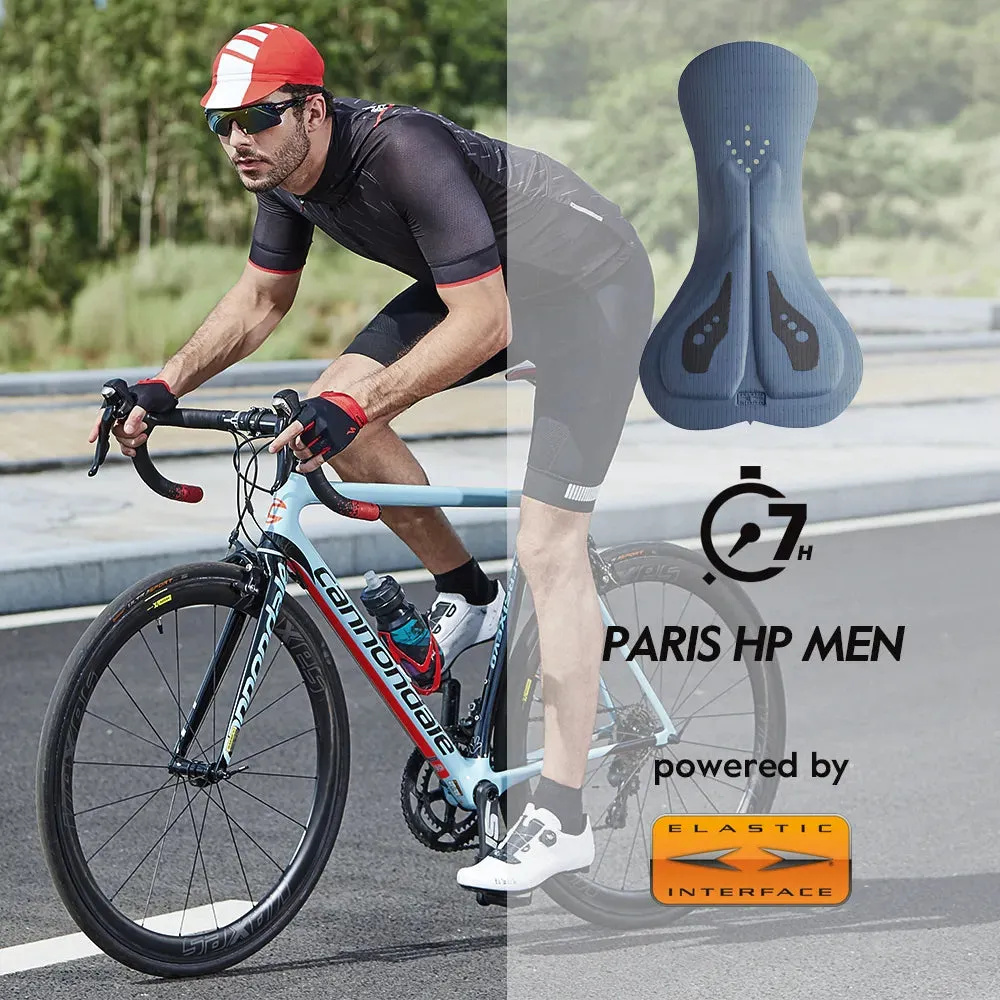 RION Cycling Shorts Men MTB Road Bike Bib Shorts Elastic Interface Cushion Long Distance Padded Tights Motorcycle Bibs