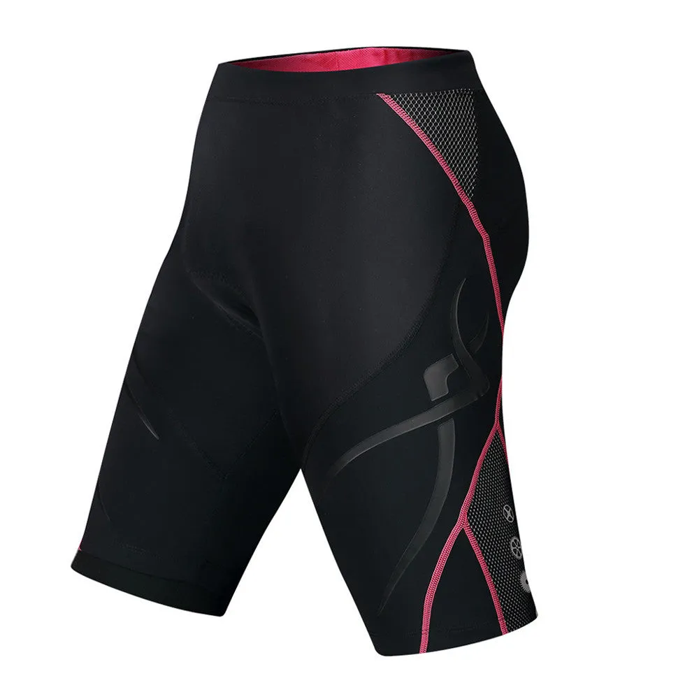Santic Woody Black Women Padded Cycling Shorts