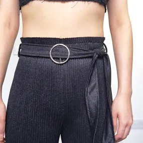 SHIMMER PLEATED TROUSERS