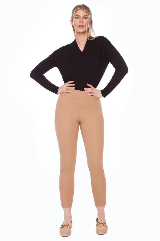 Slim Leg Trousers - Latte