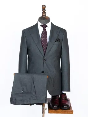 Stone Gray Bespoke Men Suit Tailored