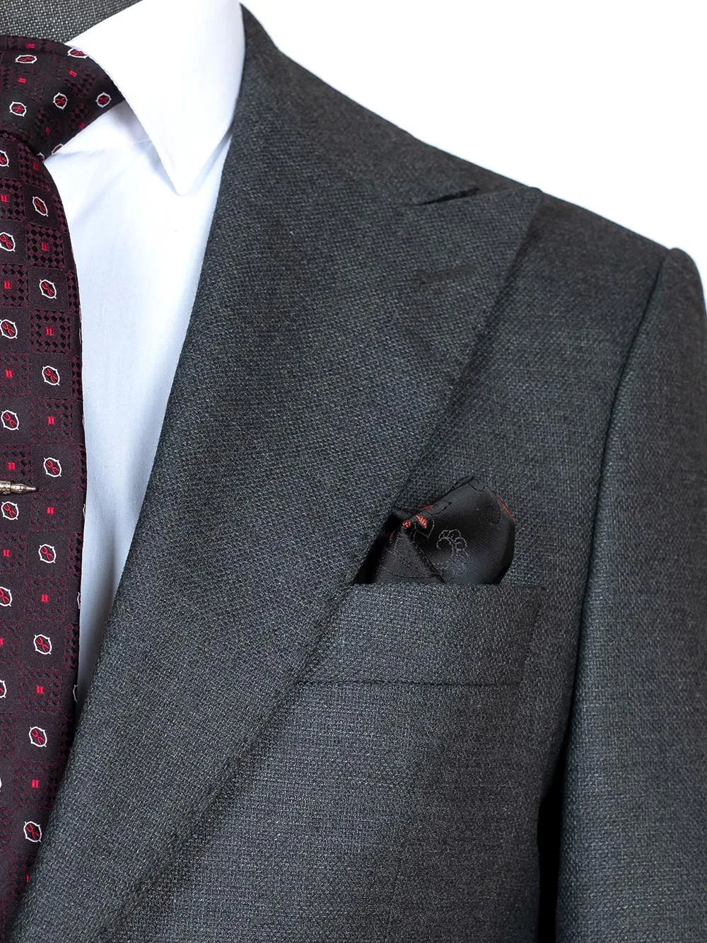 Stone Gray Bespoke Men Suit Tailored