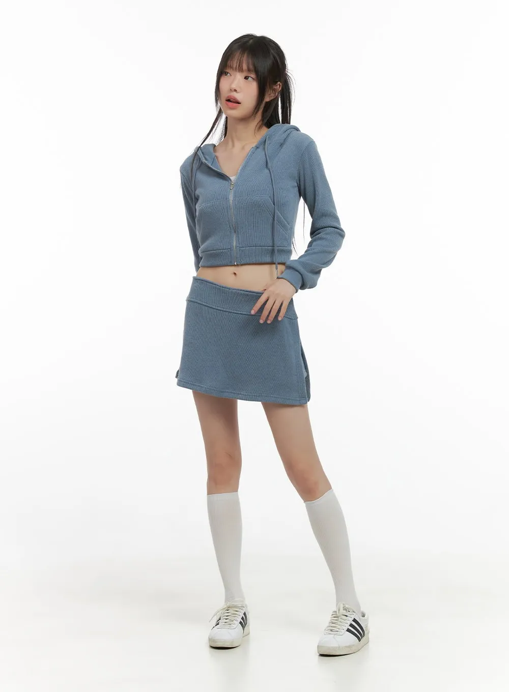 Tailored Banded Mini Skirt CS410
