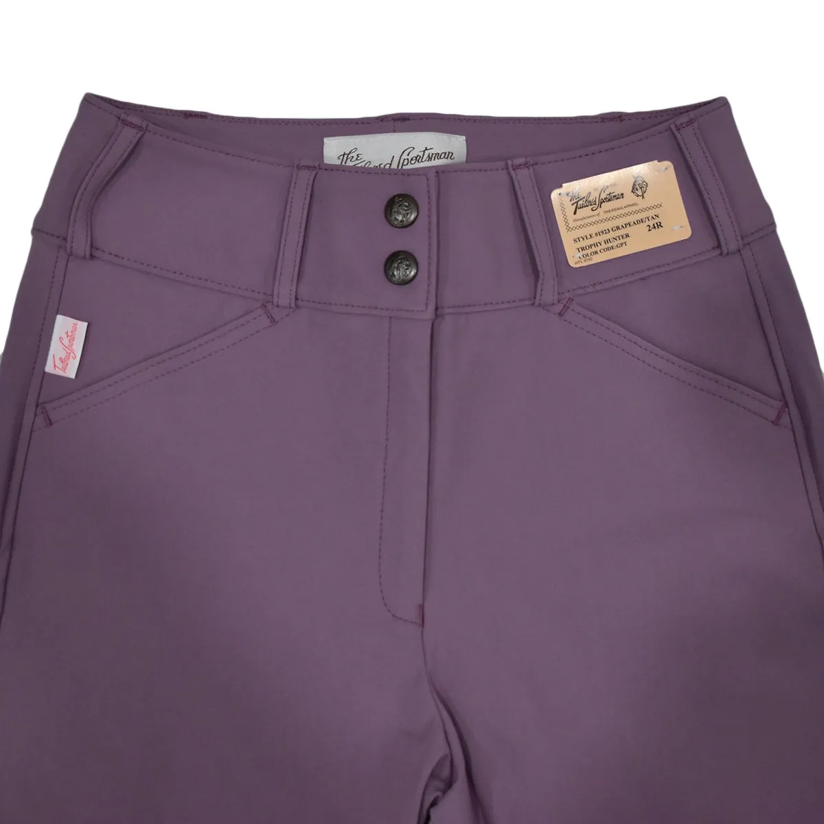 Tailored Sportsman Mid Rise Front Zip 1923 Sock Bottom Trophy Hunter Breeches