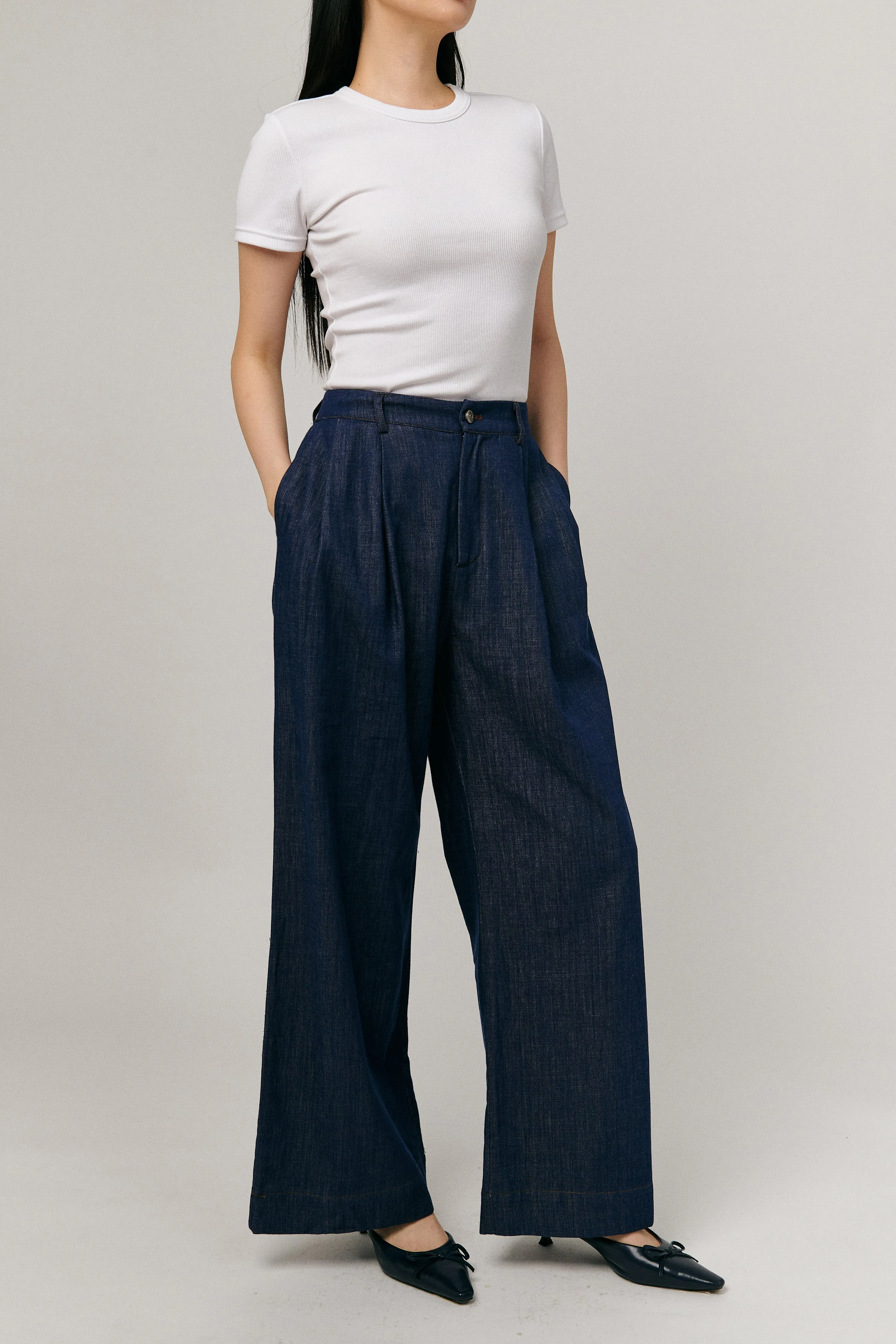 The Great Denim Trousers in Indigo