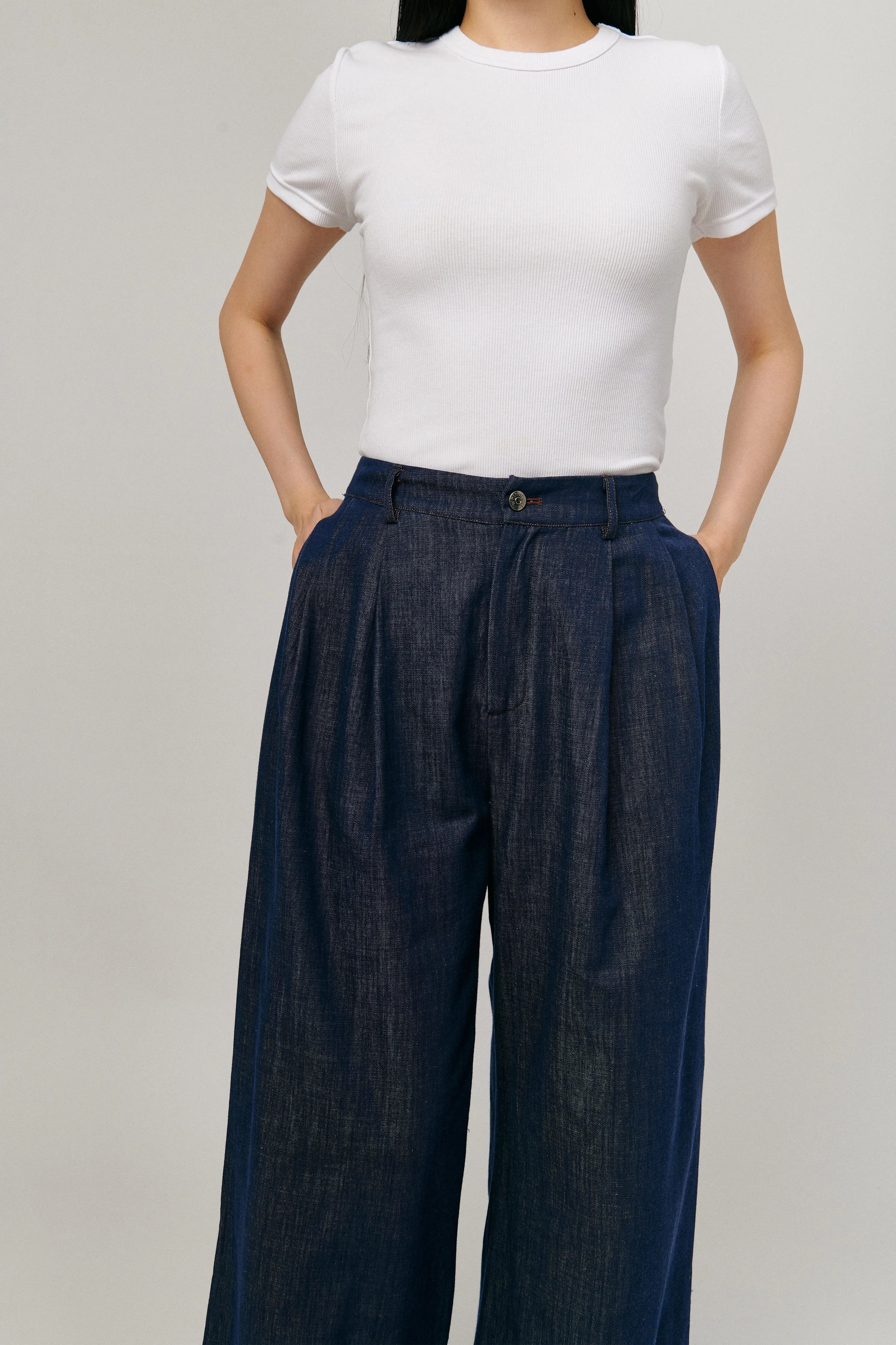 The Great Denim Trousers in Indigo