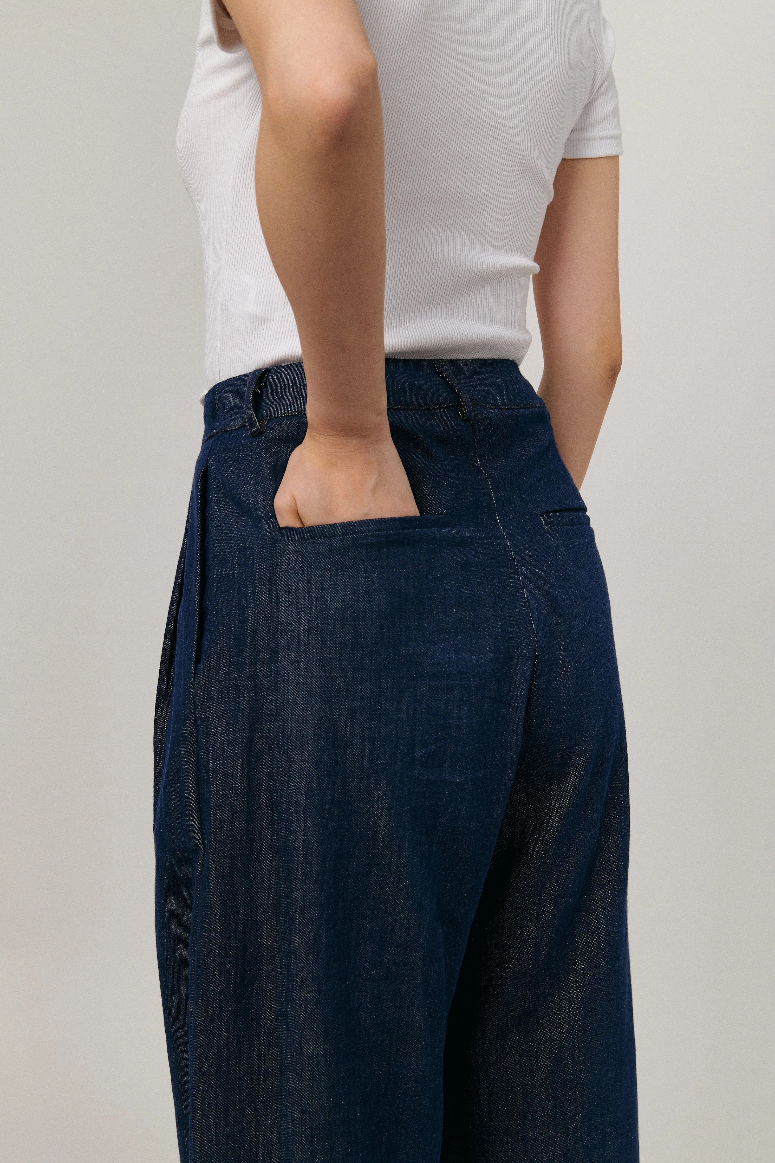 The Great Denim Trousers in Indigo