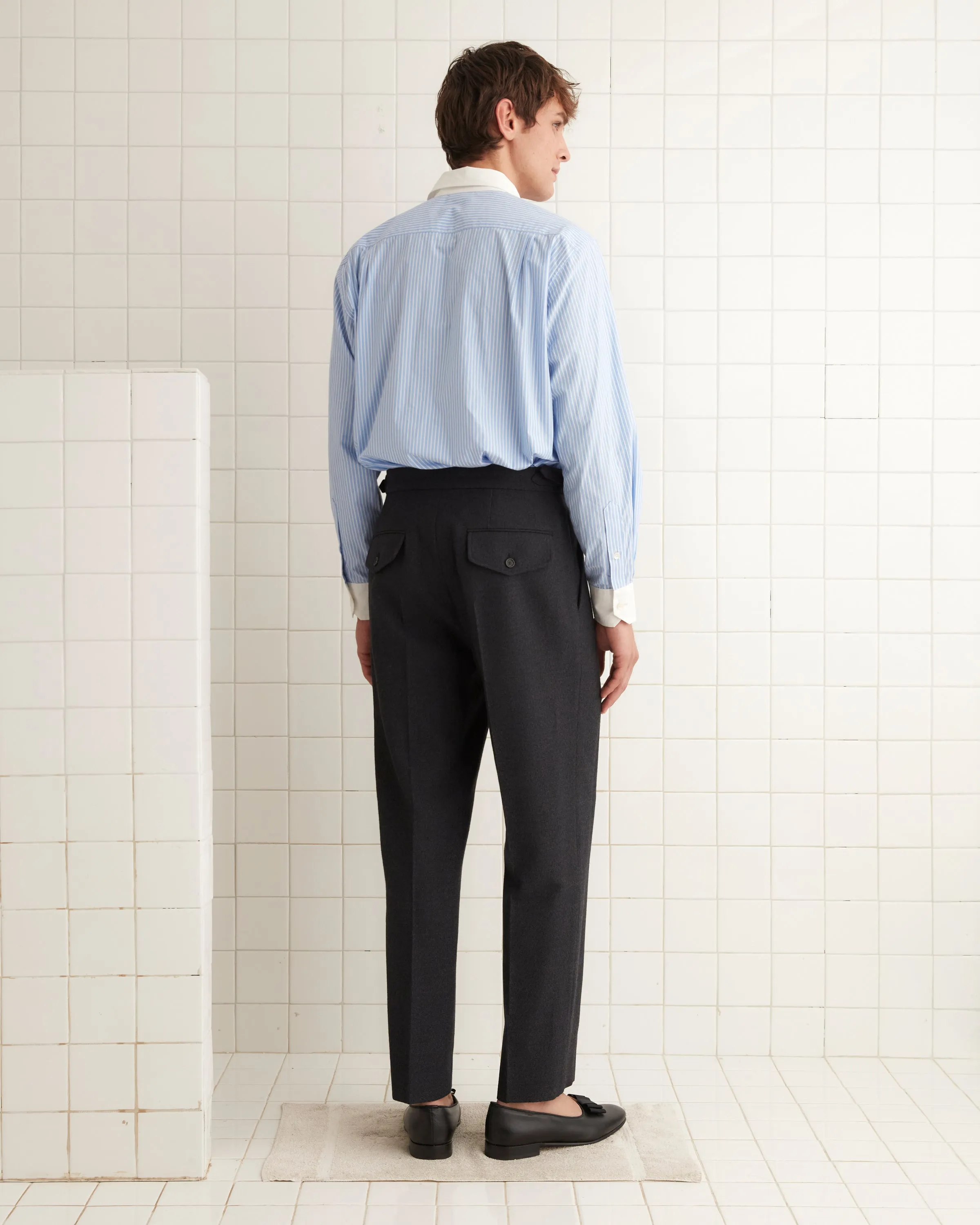 Thornproof Pleated Trousers