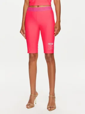 Versace Jeans Couture Hot Pink Cycling Shorts - Bold Designer Athleisure-