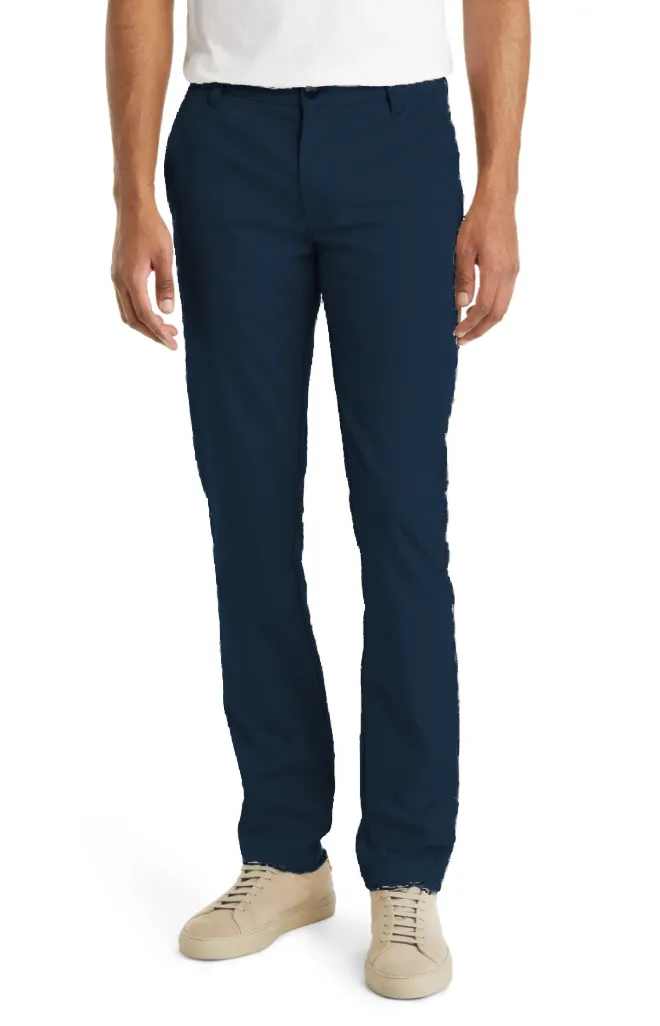 Vintage 1946 Poly Stretch Performance Pant, Flat Front, Modern FIt, Navy