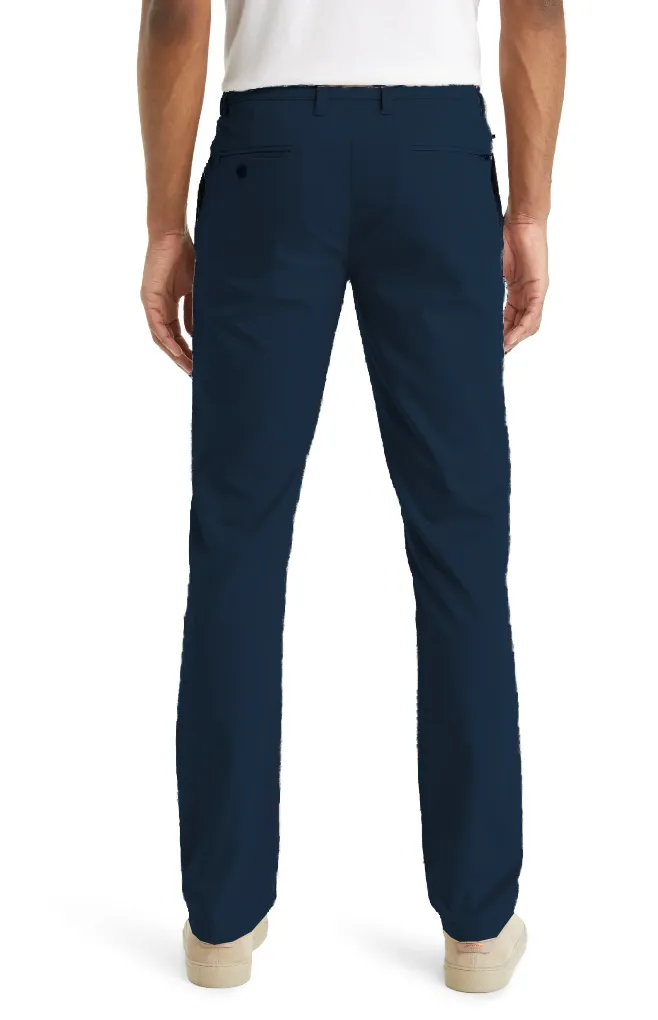Vintage 1946 Poly Stretch Performance Pant, Flat Front, Modern FIt, Navy
